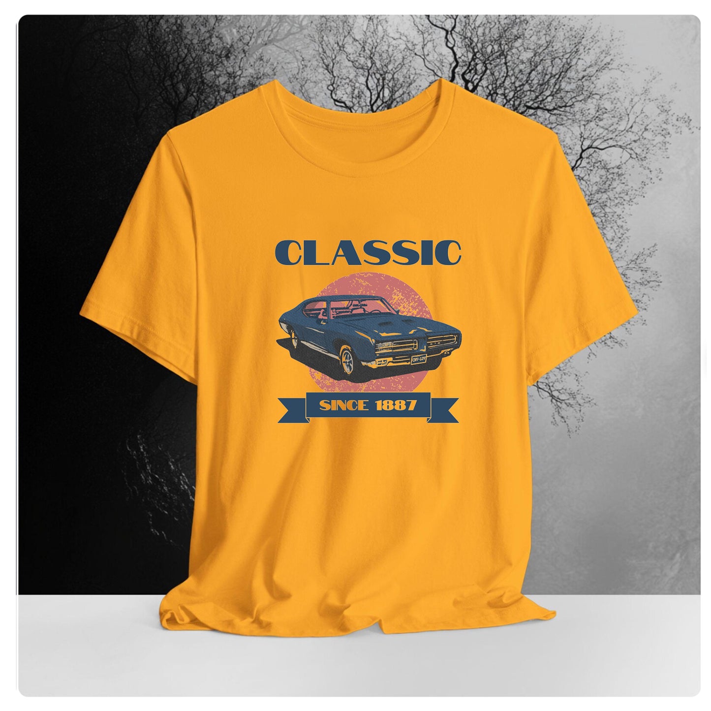 Classic car Unisex Oversized T-shirt