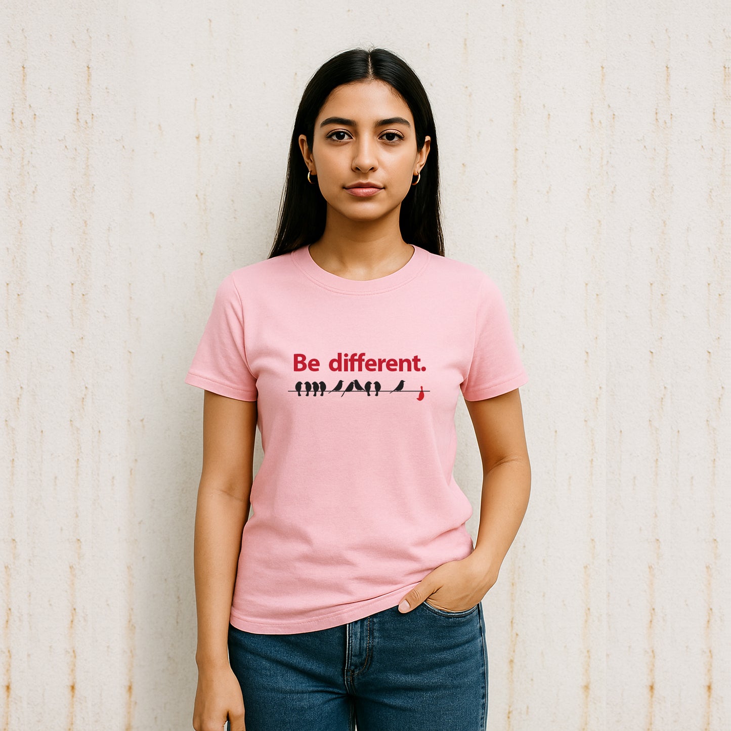 Be Different Unisex Regular Fit T-shirt