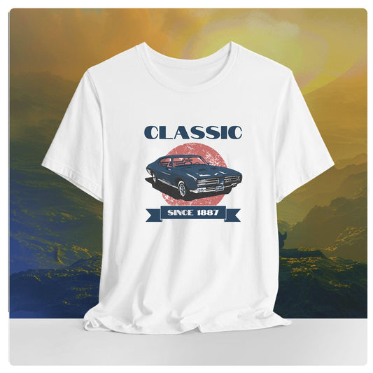 Classic car Unisex Oversized T-shirt