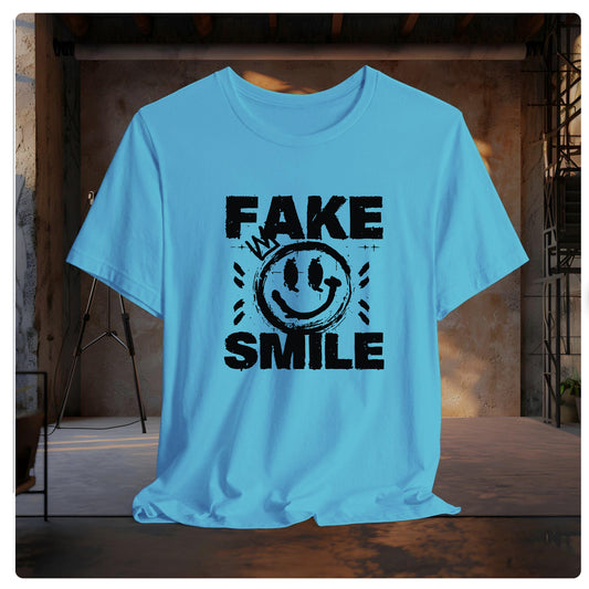 Fake Smile oversized Graphic T shirt