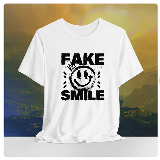 Fake Smile oversized Graphic T shirt