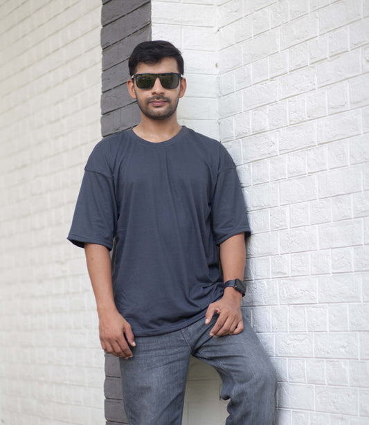 Gray Oversized T-shirt