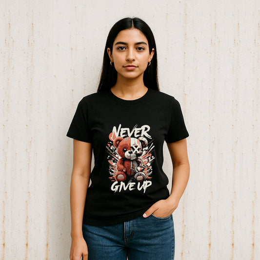 Never Give Up Unisex Regular Fit T-shirt