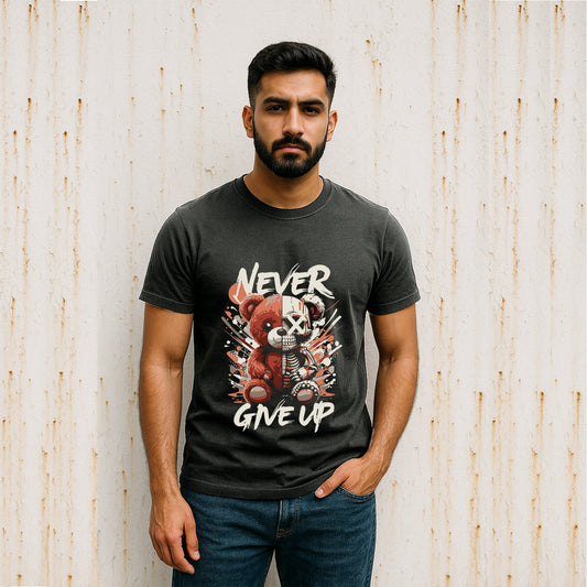 Never Give Up Unisex Regular Fit T-shirt