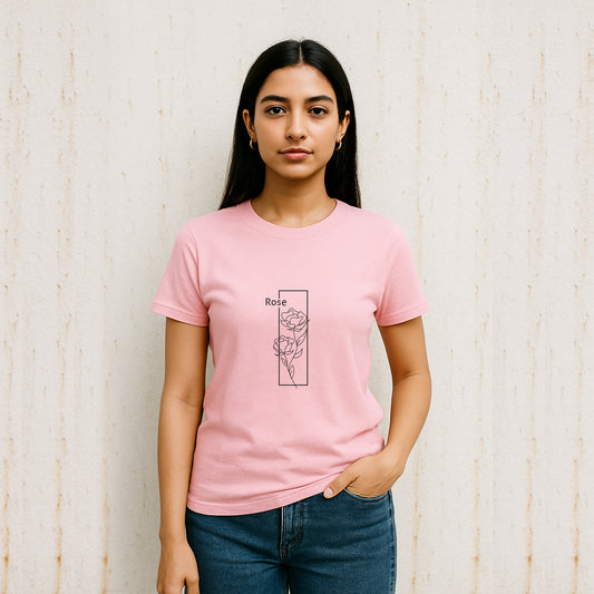 Rose Unisex Regular Fit T-shirt