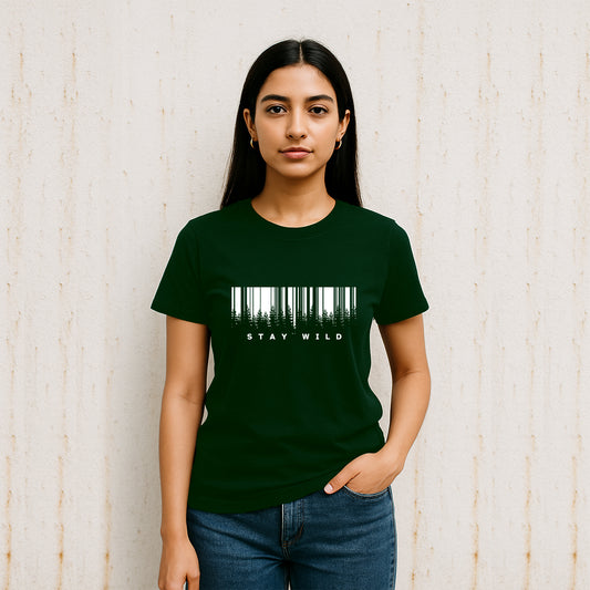 Stay Wild Unisex Regular Fit T-shirt