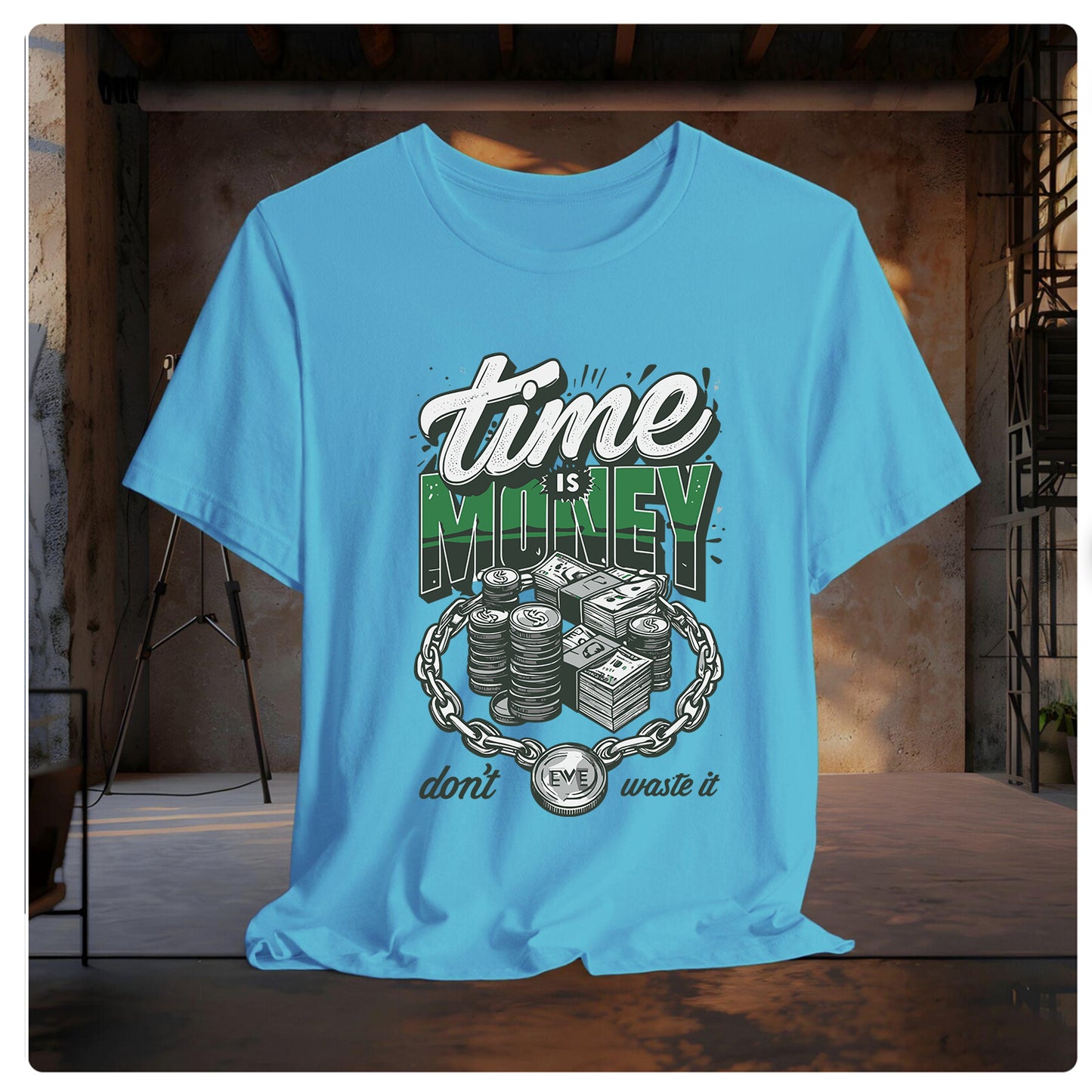 Time is Money Unisex Oversized T-shirt