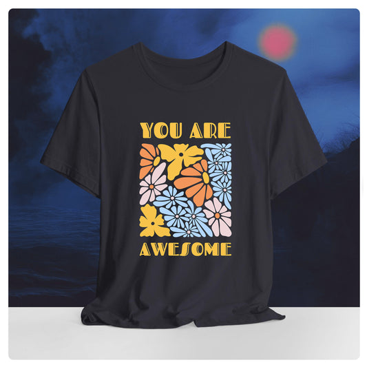 You are awesome oversized Graphic T shirt