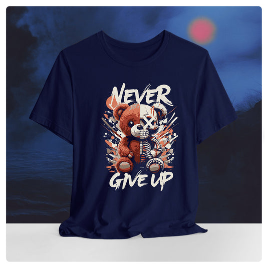 Never Give up oversized Graphic T shirt